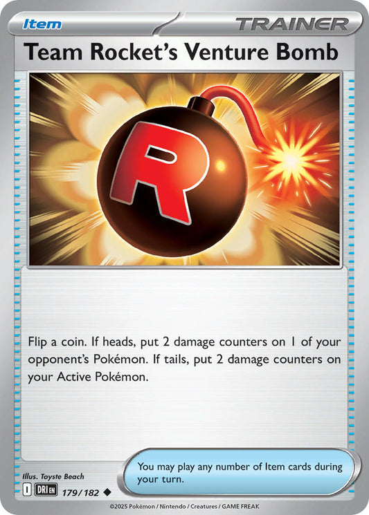 Team Rockets Venture Bomb - DRI 179/182 (Reverse Holofoil)