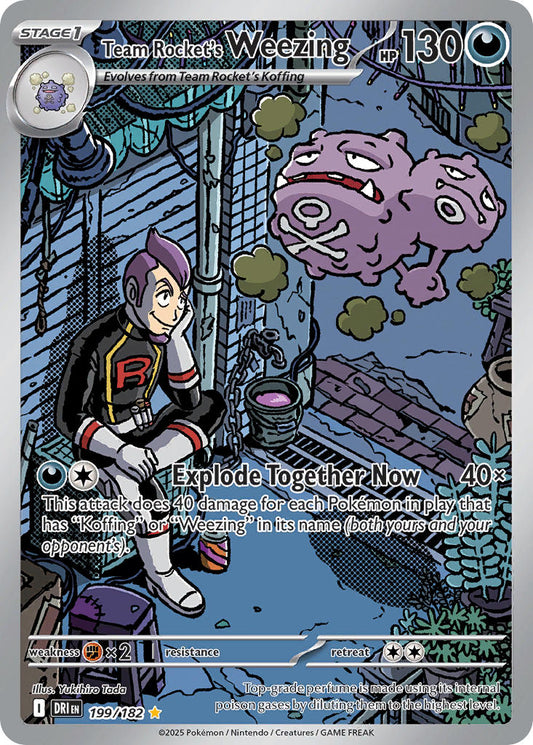 Team Rockets Weezing  - DRI 199/182 (Holofoil)