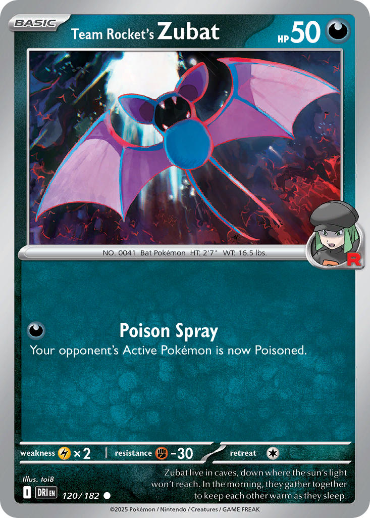 Team Rockets Zubat - DRI 120/182