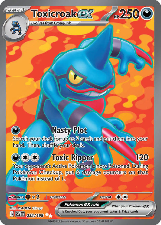 Toxicroak ex  - SVI 232/198 (Holofoil)