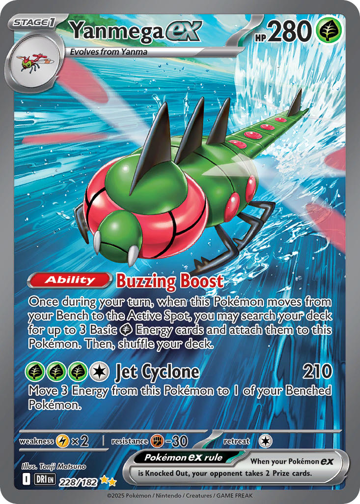 Yanmega ex  - DRI 228/182 (Holofoil)