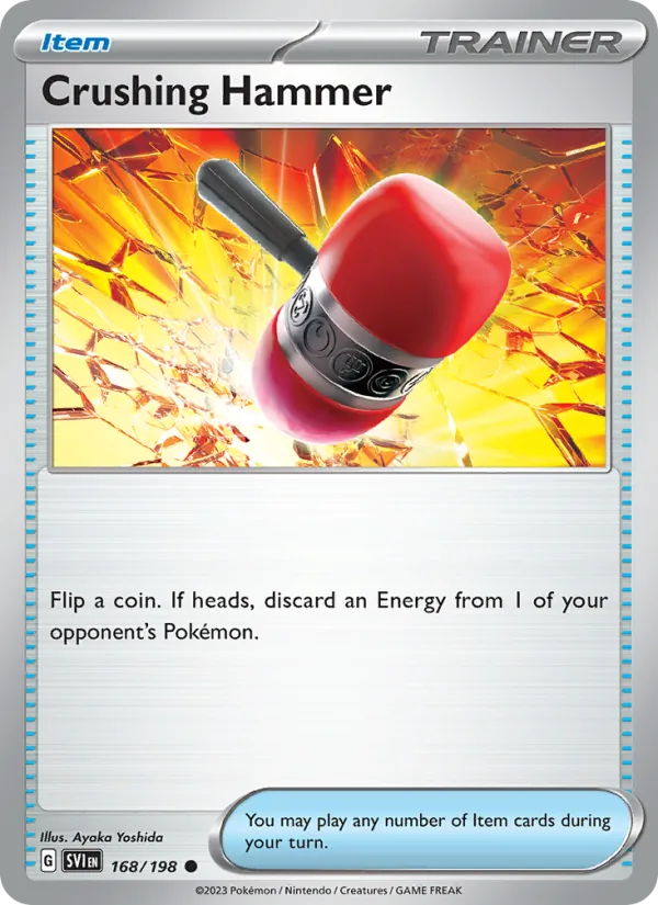 Crushing Hammer - SVI 168/198 - Pokemon card