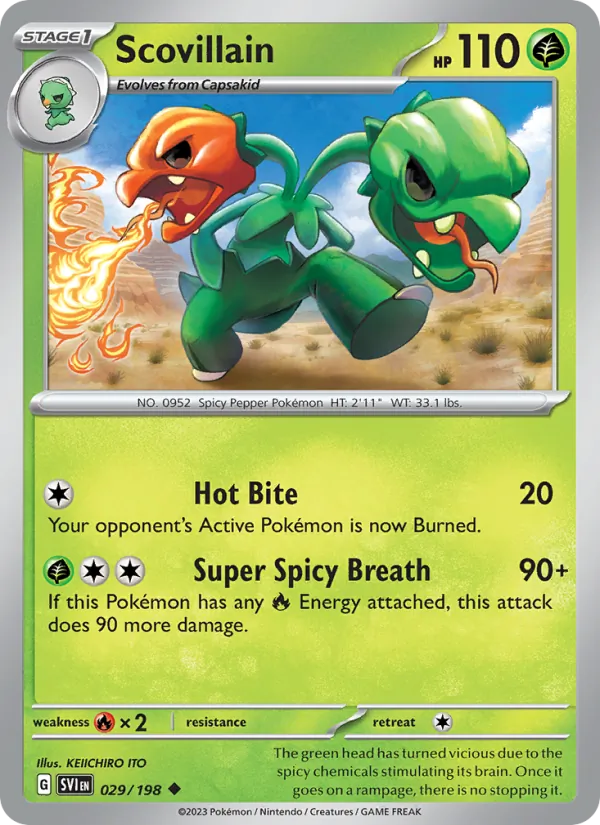 Scovillain - SVI 029/198 - Pokemon card