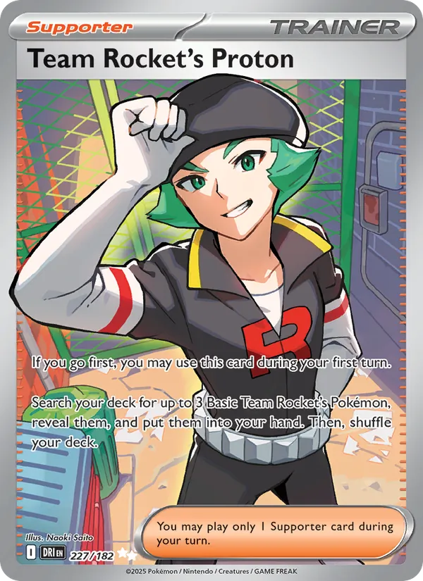 Team Rocket's Proton - DRI 227/182 (Holo) - Pokemon card