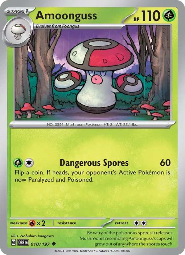 Amoonguss - OBF 010/197 - Pokemon card