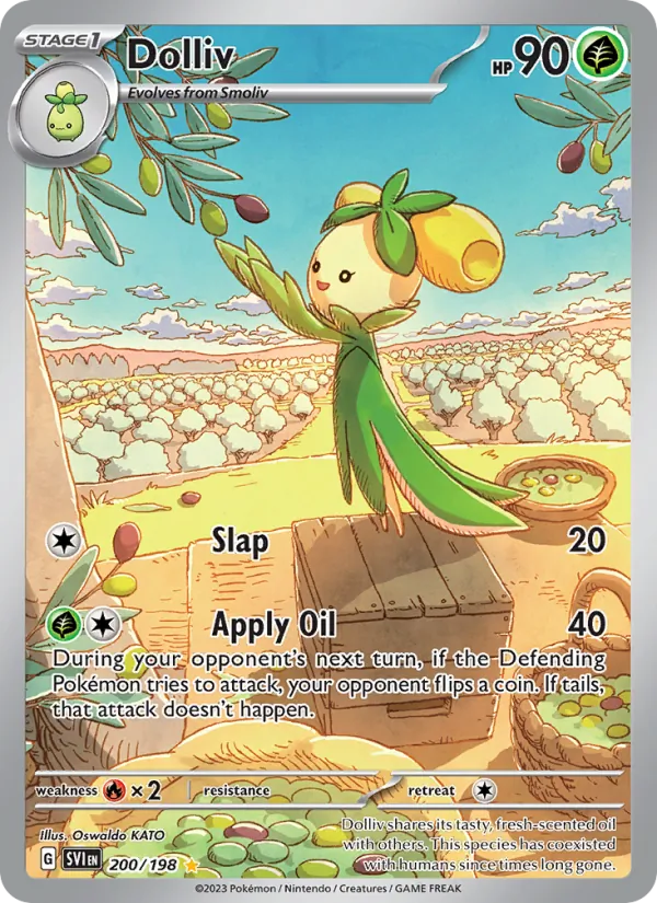 Dolliv - SVI 200/198 (Holo) - Pokemon card