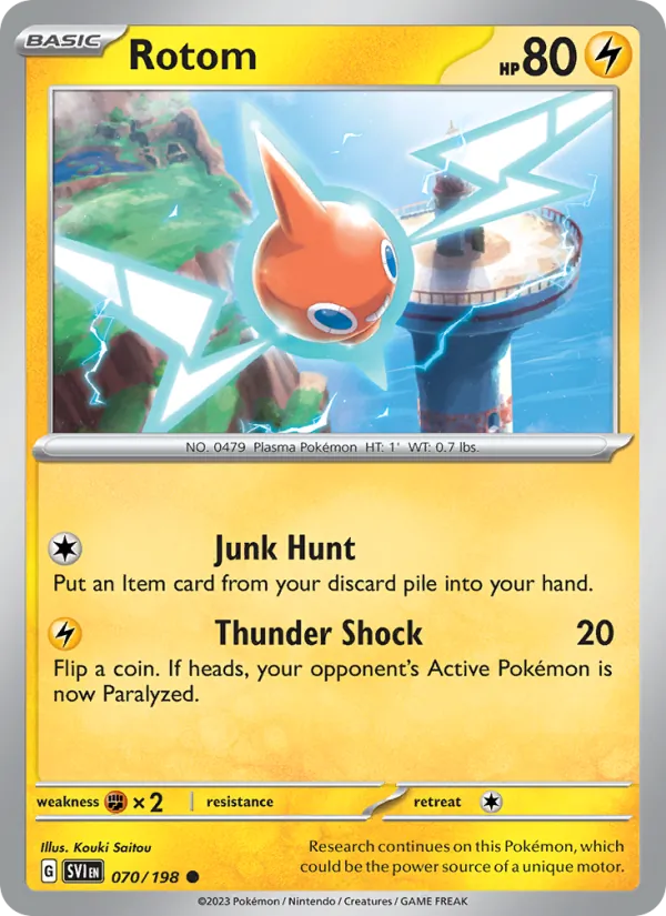Rotom - SVI 070/198 - Pokemon card