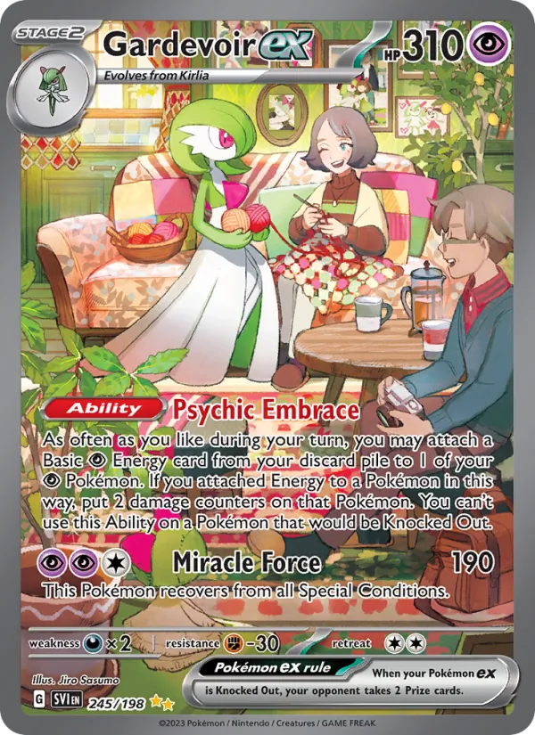 Gardevoir ex - SVI 245/198 (Holo) - Pokemon card