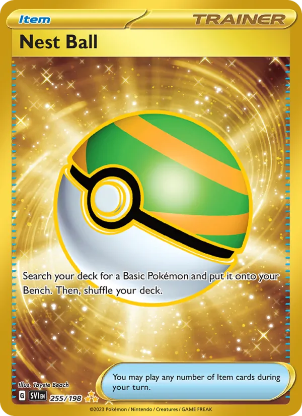 Nest Ball - SVI 255/198 (Holo) - Pokemon card