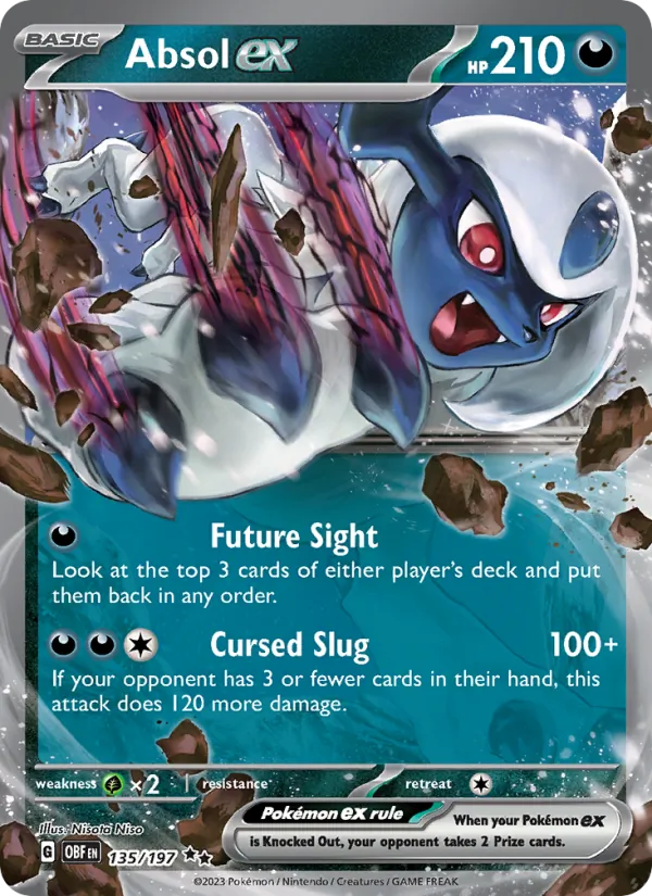 Absol ex - OBF 135/197 (Holo) - Pokemon card