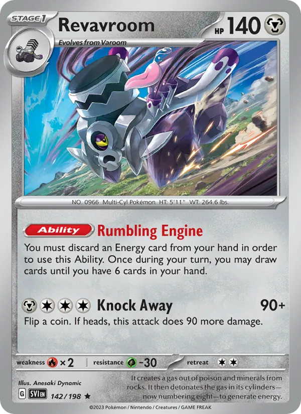 Revavroom - SVI 142/198 (Holo) - Pokemon card