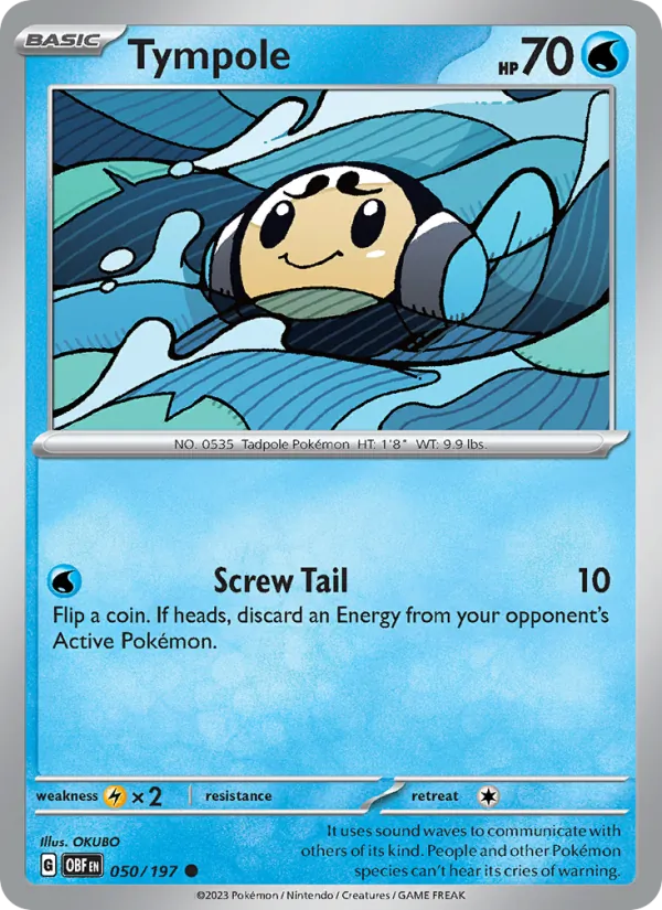 Tympole - OBF 050/197 - Pokemon card