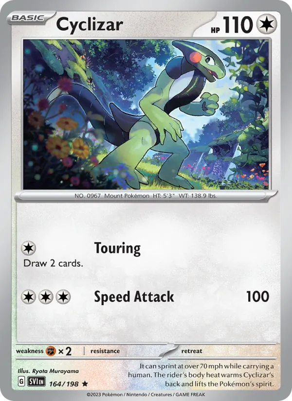 Cyclizar - SVI 164/198 (Reverse Holo) - Pokemon card