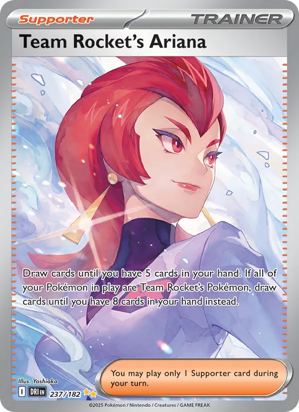 Team Rocket's Ariana - DRI 237/182 (Holo) - Pokemon card