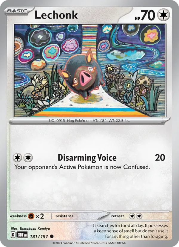 Lechonk - OBF 181/197 - Pokemon card