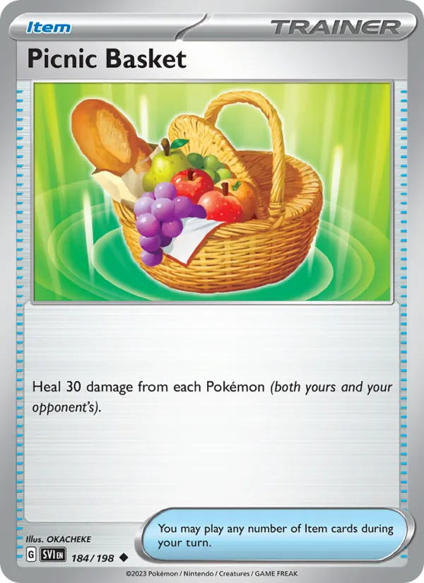 Picnic Basket - SVI 184/198 (Reverse Holo) - Pokemon card
