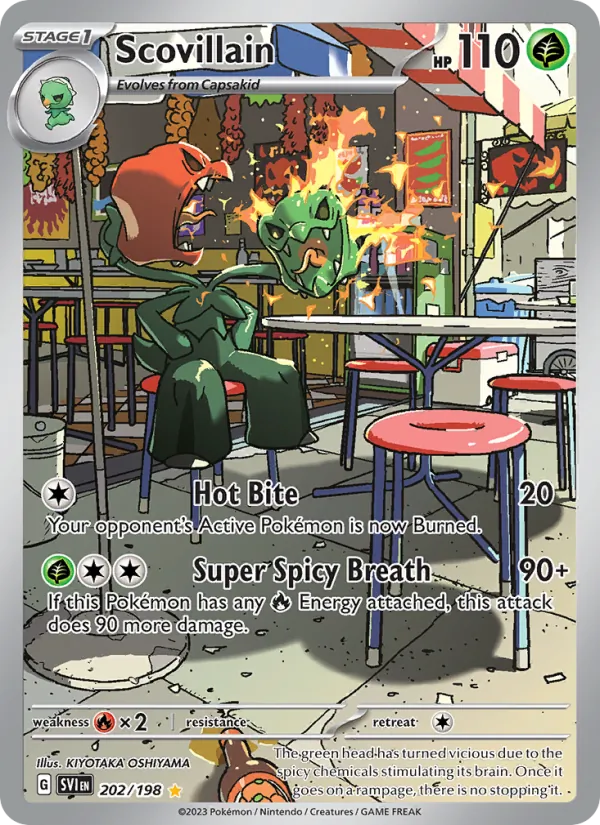 Scovillain - SVI 202/198 (Holo) - Pokemon card