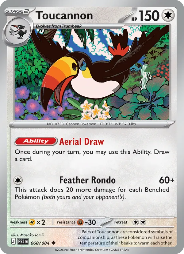 Toucannon | PBL (Reverse Holo) - Pokemon card