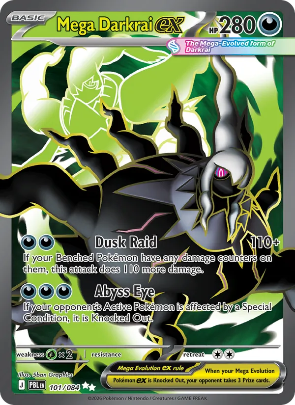 Mega Darkrai ex | PBL (Holo) - Pokemon card