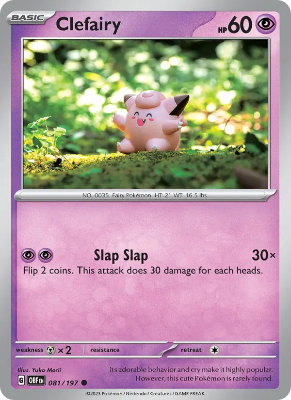 Clefairy - OBF 081/197 - Pokemon card