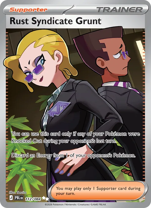 Rust Syndicate Grunt | PBL (Holo) - Pokemon card
