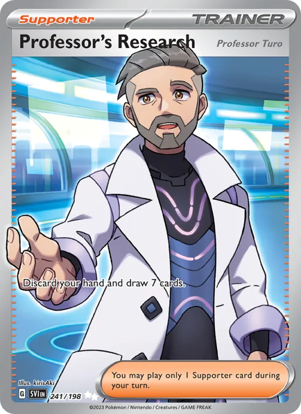 Professor's Research - SVI 241/198 (Holo) - Pokemon card