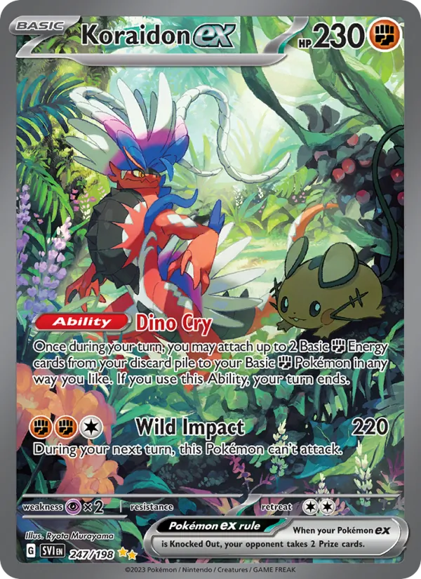 Koraidon ex - SVI 247/198 (Holo) - Pokemon card