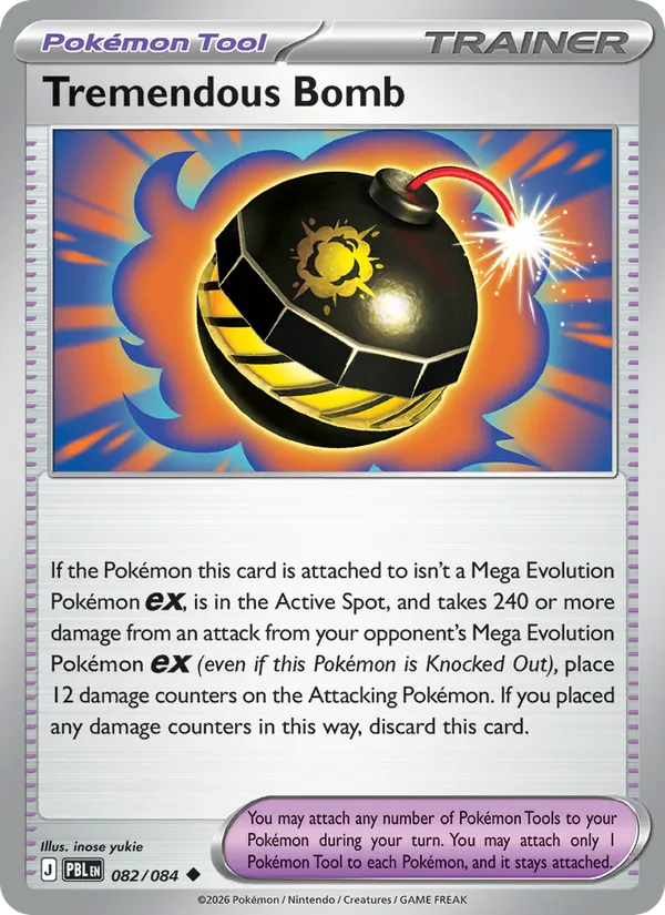 Tremendous Bomb | PBL (Reverse Holo) - Pokemon card