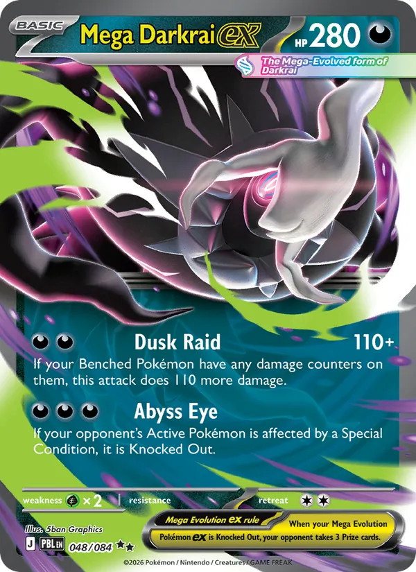 Mega Darkrai ex | PBL (Holo) - Pokemon card