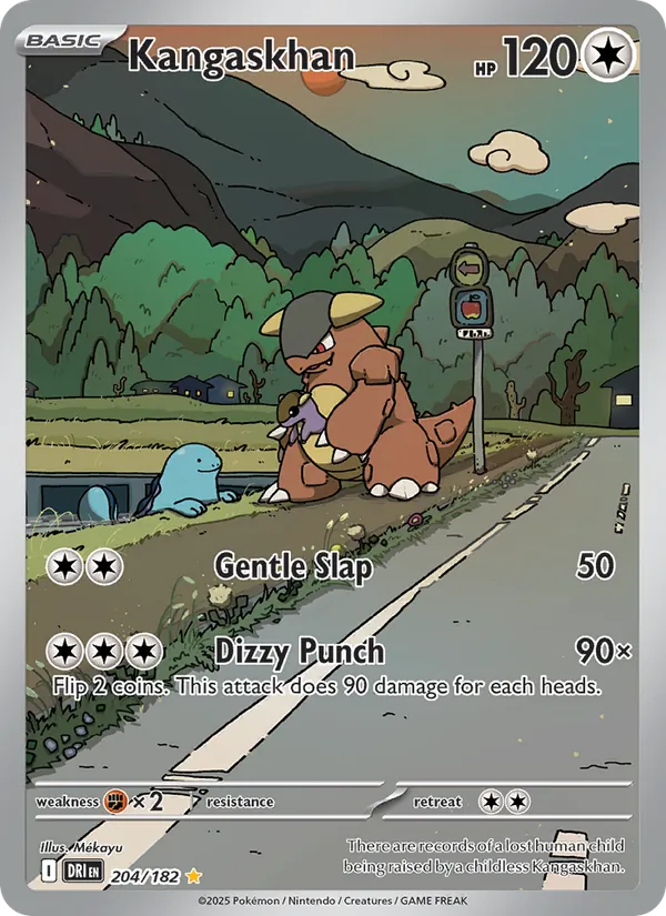 Kangaskhan - DRI 204/182 (Holo) - Pokemon card