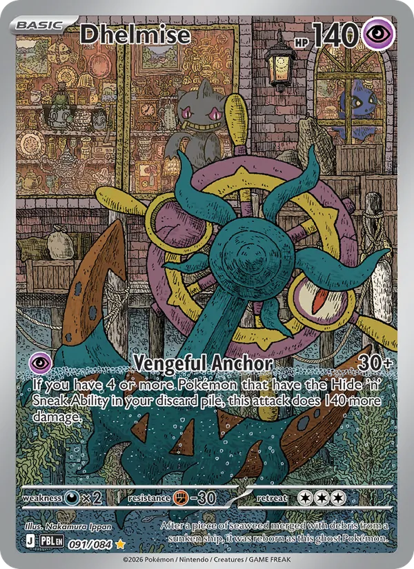 Dhelmise | PBL (Holo) - Pokemon card