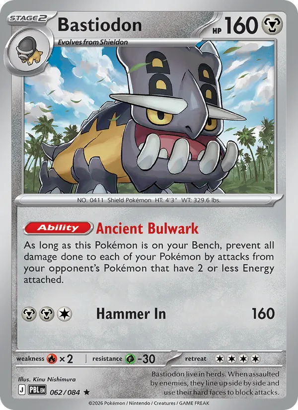 Bastiodon | PBL (Holo) - Pokemon card