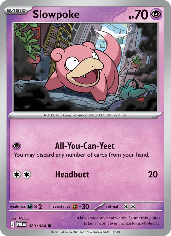 Slowpoke | PBL (Reverse Holo) - Pokemon card