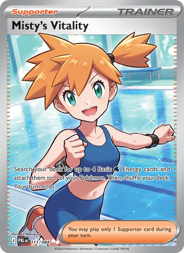 Misty's Vitality | PBL (Holo) - Pokemon card