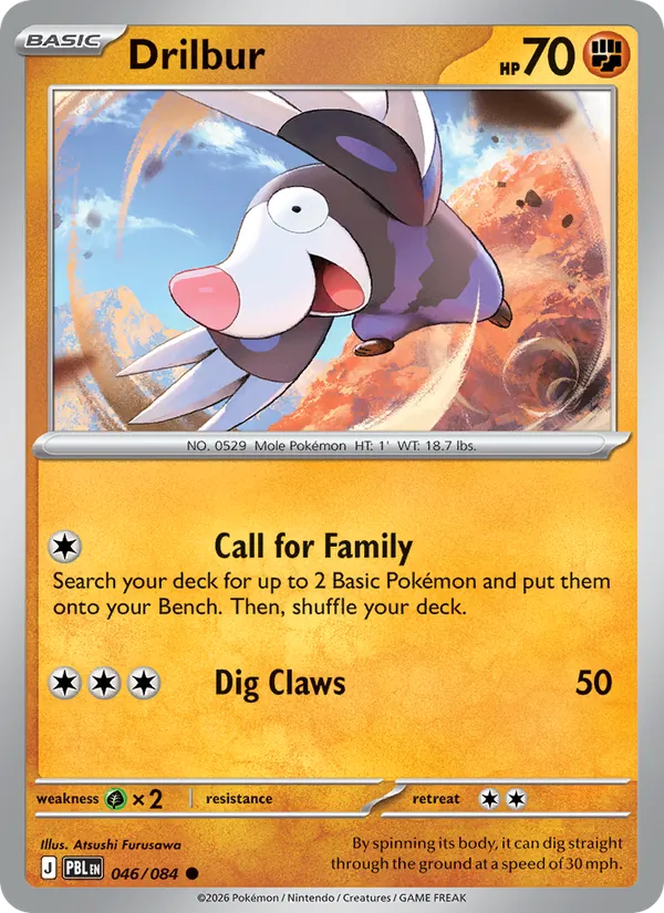 Drilbur | PBL - Pokemon card