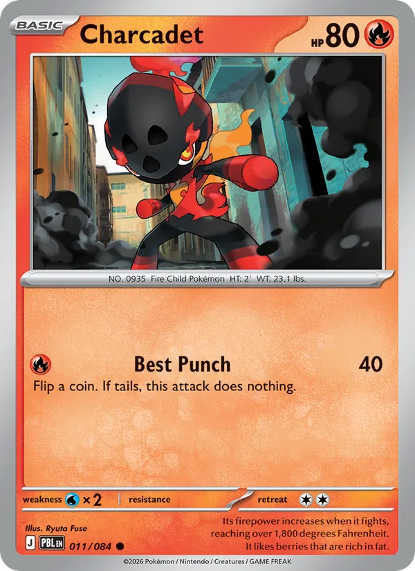 Charcadet | PBL (Reverse Holo) - Pokemon card