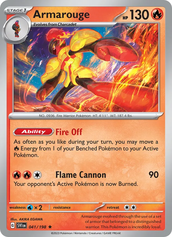 Armarouge - SVI 041/198 (Holo) - Pokemon card