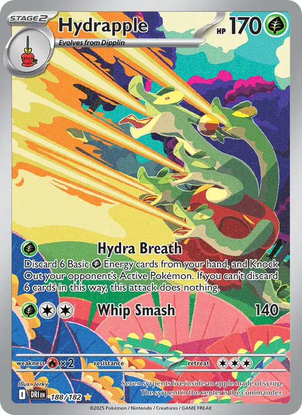 Hydrapple - DRI 188/182 (Holo) - Pokemon card