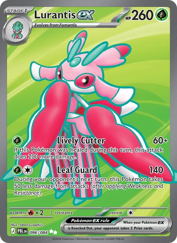 Lurantis ex | PBL (Holo) - Pokemon card
