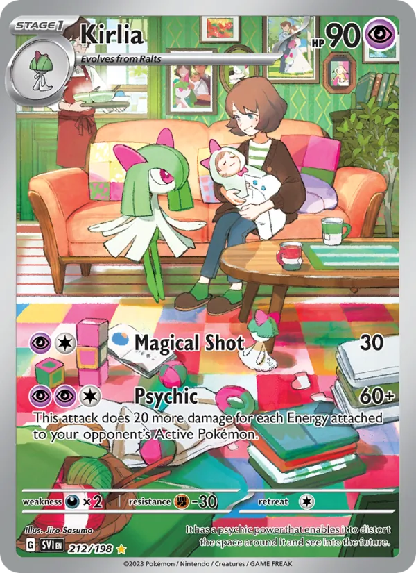 Kirlia - SVI 212/198 (Holo) - Pokemon card