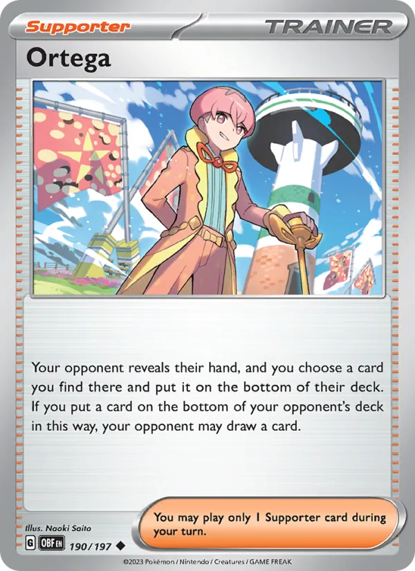 Ortega - OBF 190/197 - Pokemon card