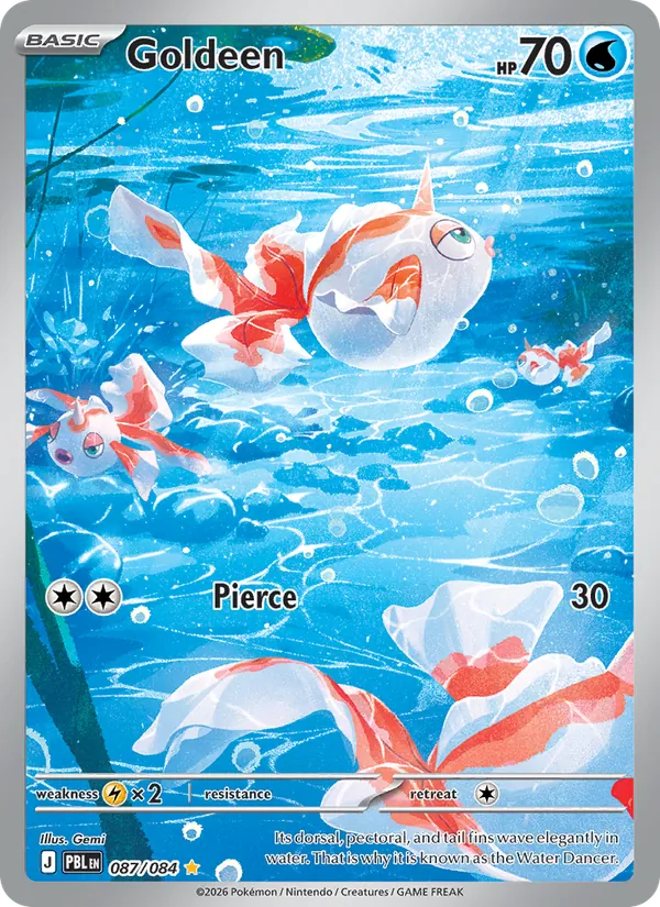 Goldeen | PBL (Holo) - Pokemon card