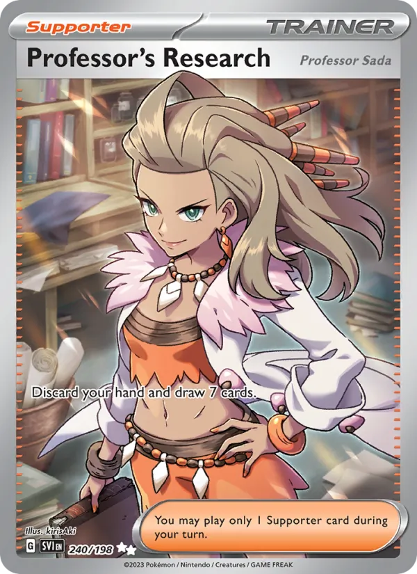 Professor's Research - SVI 240/198 (Holo) - Pokemon card