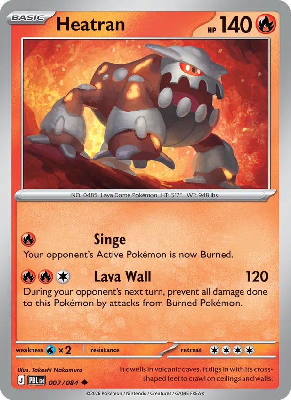 Heatran | PBL (Reverse Holo) - Pokemon card