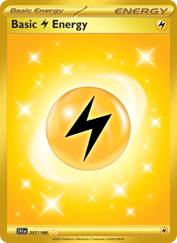 Basic Lightning Energy - SVI 257/198 (Holo) - Pokemon card