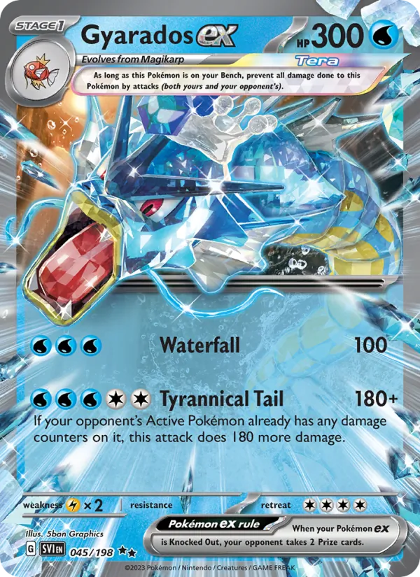 Gyarados ex - SVI 045/198 (Holo) - Pokemon card