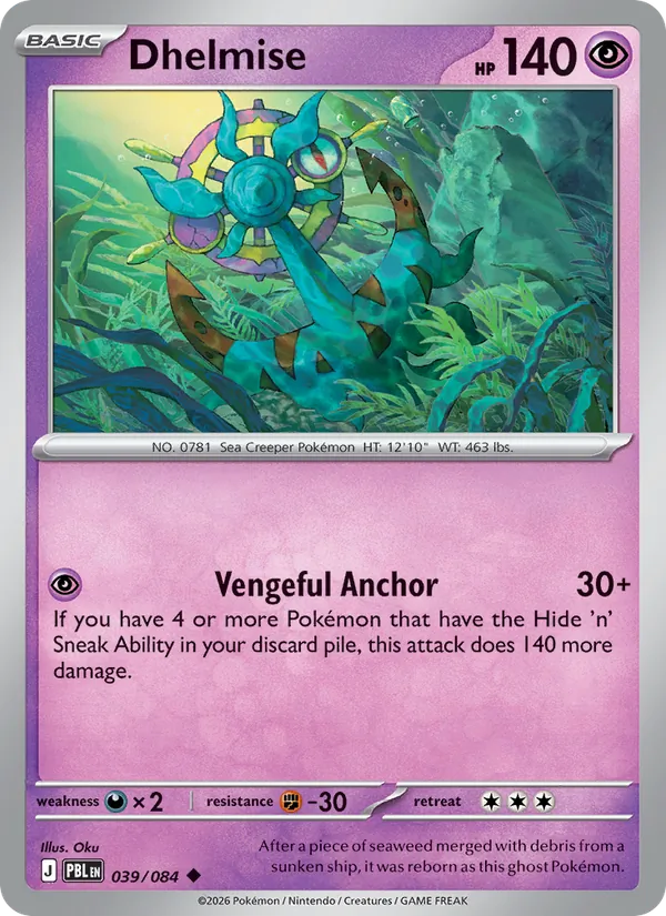 Dhelmise | PBL - Pokemon card