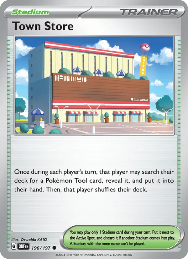 Town Store - OBF 196/197 - Pokemon card