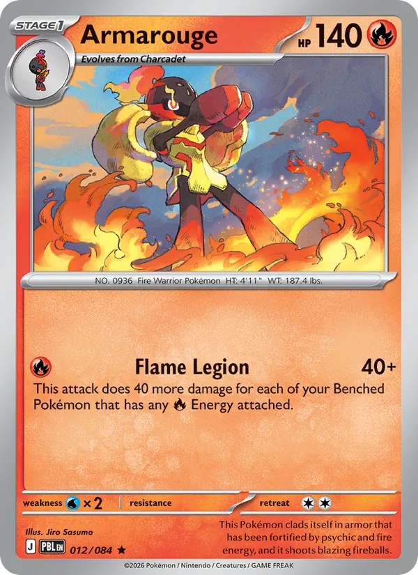 Armarouge | PBL (Holo) - Pokemon card