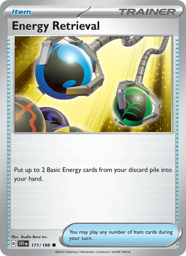 Energy Retrieval - SVI 171/198 - Pokemon card